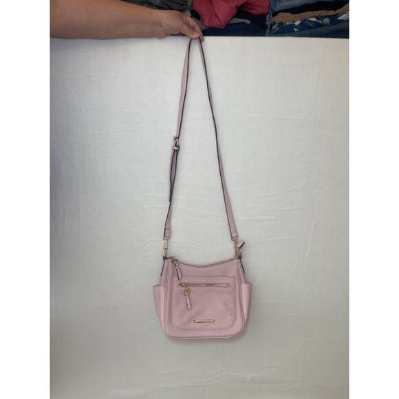 Mia K. Collection Pink Pastel Purse Medium Size Zip Closure Crossbody Easter - Picture 6 of 6